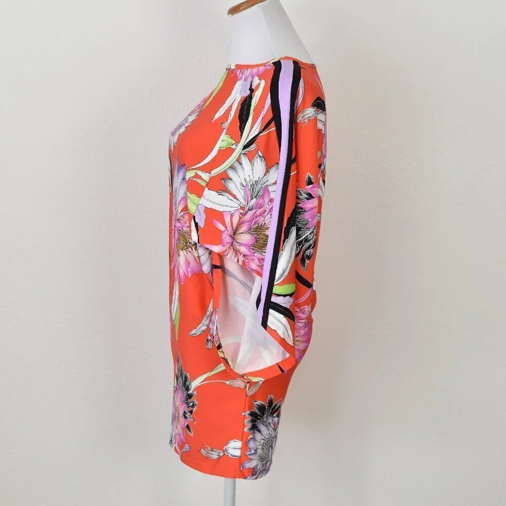 Trina Turk Shangri La Floral Tunic Swim Cover-Up - XS - Picture 5 of 9